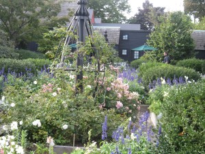 The garden of the House of seven Gables, Salem